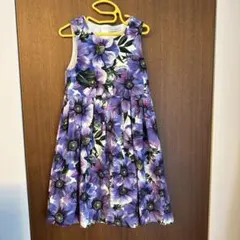 DOLCE&GABBANA フラワーフレアワンピース 42 水彩 花柄 - メルカリ