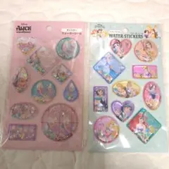 ウォーターシール　ヤングオイスター　ディズニープリンセス　2点セット　セリア