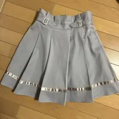 axes バックルプリーツキュロットスカート