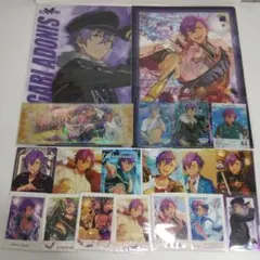 あんスタ　UNDEAD　乙狩アドニス　クリアファイル紙類セット