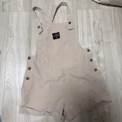 SHEIN コーデュロイショートオーバーオール