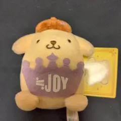 ≒JOY×ポムポムプリンマスコット ぬいぐるみ ニアジョイ ブルー 青