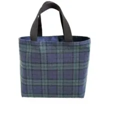 タータンチェック　ブラックウォッチ　トートバック　ハンドメイド