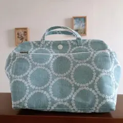 軽くてポケットいっぱい☆バッグインバッグ(リングフラワー)