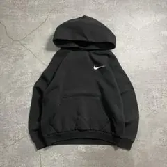 90sUSA製Nikeスウェットパーカーフーディアメリカ製ナイキブラック黒古着M