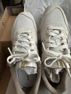 New Balance スニーカー ホワイト/ベージュ　23cm