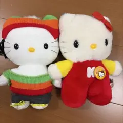 ハローキティ レゲエ　ぬいぐるみ 2体セット