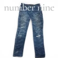 1PIU1UGUALE3 RELAX ダメージスウェットnumbernine