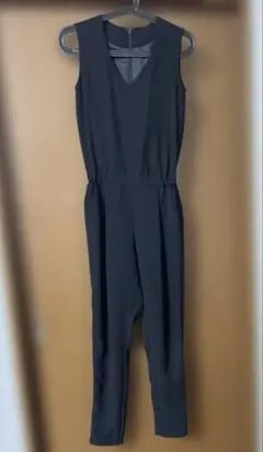 【GU】ジーユー サロペット　黒　ブラック　S