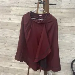 アクシーズ♪タイムSALEaxes femme バーガンディ フレアスカート