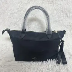 【未使用タグ付】現行　LANVIN en BIeu リボン　ブラック　ショルダーのサムネイル