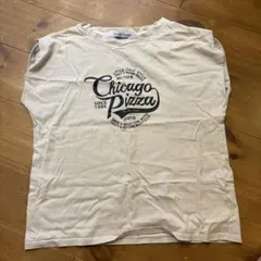 Futier Land Chicago Pizza Tシャツ ベージュのサムネイル