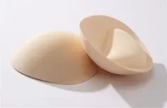 厚盛り ブラパッド 6cm ベージュ バストアップ 水着 コスプレ 簡単装着