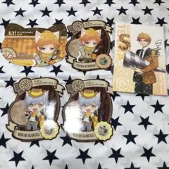 A3! ナンジャタウン ステッカー 斑鳩三角 皇天馬 夏組 ジャバラポストカード