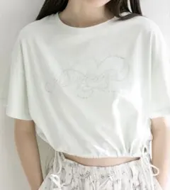 OLIVE des OLIVE カラフルTシャツ オフホワイト