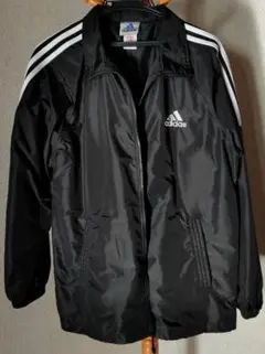 adidas ブラック ウィンドブレーカー 上下