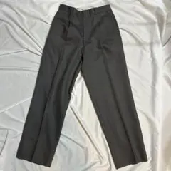 国産ビンテージ　ウール100% ヘリンボーン　テーパードスラックス