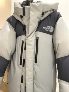 ノースフェイス　バルトラジャケット グレー フード付き ND92240