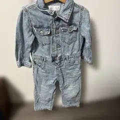ZARA オーバーオール 3歳用 ライトブルー98㎝