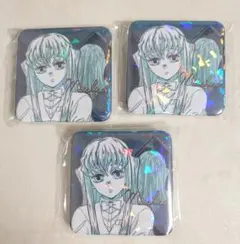 鬼滅の刃　モクテルバー コレクションロト第二弾　時透無一郎グリッター缶バッジ