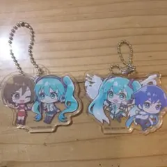 重音テト 初音ミク アクリルキーホルダーセット - メルカリ