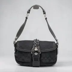 美品COACH コーチ ソーホーシグネチャー ワンショルダーバッグ 6314