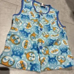 フリース 動物柄 ベビーベスト