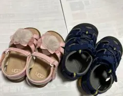ベビーサンダル2点セット UGG12.5 ／KEEN 13.5