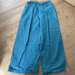 数回着用　140㎝　GU ワイドパンツ　キッズ