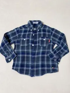 ☆可愛い☆ミキハウスDOUBLE.B 長袖シャツ☆チェック柄　ネルシャツ