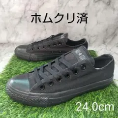 《海外モデル》【Converse】コンバース　CTAS OX　24.0cm　全黒
