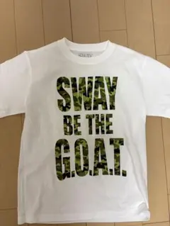 SWAY BE THE G.O.A.T. Tシャツ ホワイト S - メルカリ