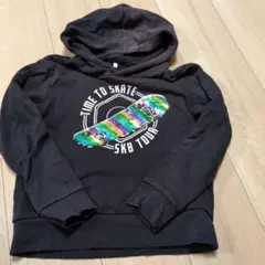 GU スケートボードデザイン フード付きトレーナー