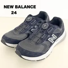 New Balance880 ローカットスニーカー BOA付き ネイビー 24