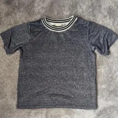 ESTACOT ネイビー ストライプTシャツ