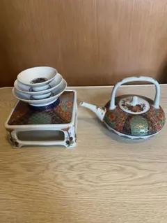 有田焼 李荘窯×芦屋貴兆陶家コラボ 球型お重＊t a m a c o＊花唐草 黒
