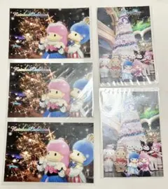 ピューロランド　限定品　キキララ　クリスマス　冬　ブロマイド　ポストカード