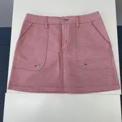 【新品未使様】adidasゴルフスカートL 赤白ストライプ スコート付き