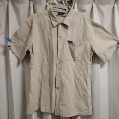 シャツ OSHKOSH classic XLサイズ　ボタン　ベージュ　黄土色のサムネイル