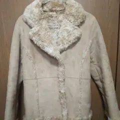 美品 ブリジット フェイクムートンジャケット レディース