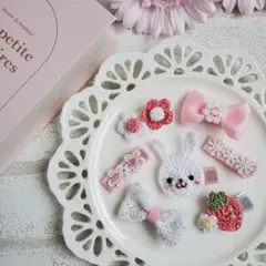 ♡お得セット3♡ヘアクリップ⑅﻿ベビー&キッズ⑅ハンドメイド⑅﻿