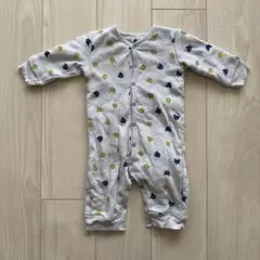 PETIT BATEAU グレーロンパース 12m
