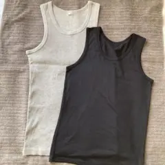 UNIQLO HEATTECH タンクトップ 150黒・グレー