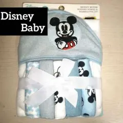 DisneyBaby　ミッキーマウス　フード付きタオル　タオル　6枚セット