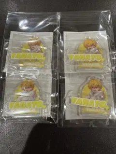 すにすて　やなとくん　アクリルステッカー　4個セット