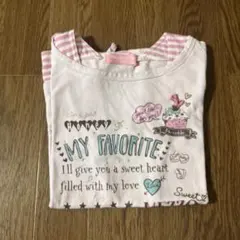 メゾピアノ Tシャツ ピンク