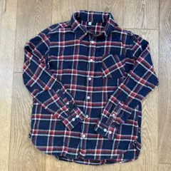 無印良品キッズ子どもチェックネルシャツ150cm