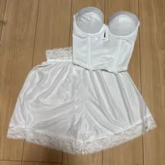 ブライダルインナー セット bridal bloom ビスチェ C70ホワイト