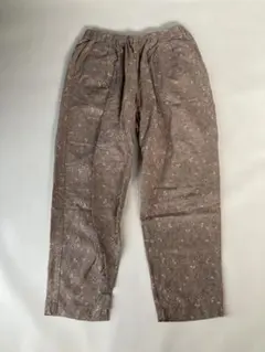 Samansa Mos2 サマンサモスモス　花柄　カジュアルパンツ　F