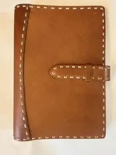 お値引き交渉お気軽に〜本革 良品 BREE レザー システム手帳 ブラウン 